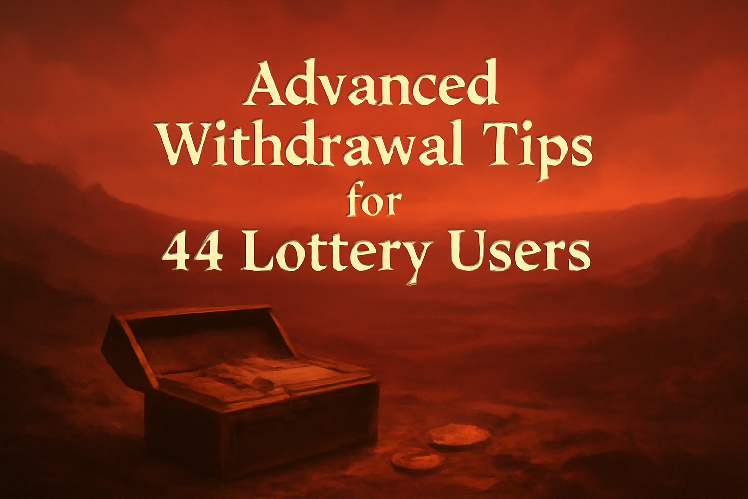 A futuristic scene depicting login troubleshooting for 44 Lottery.