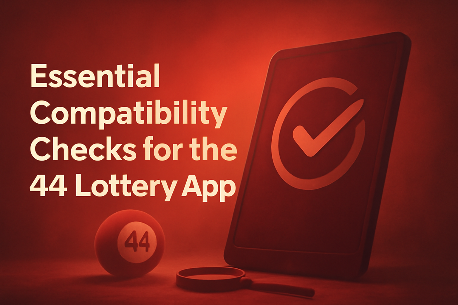 An instructional visual guide about the 44 Lottery update process.