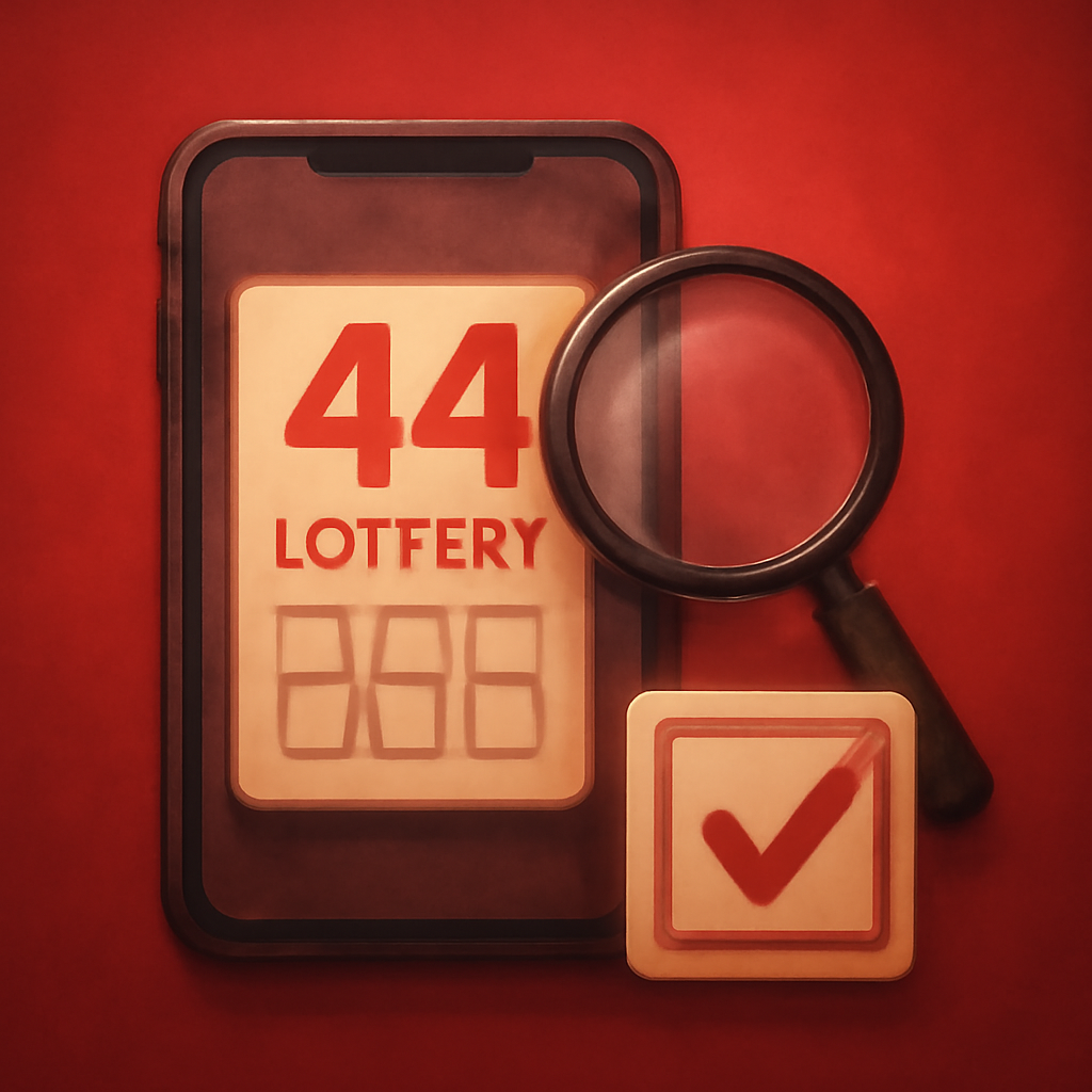 An icon highlighting the 44 Lottery update process.