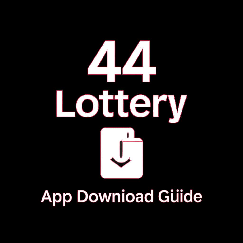 An icon for the 44 Lottery App Download Guide.