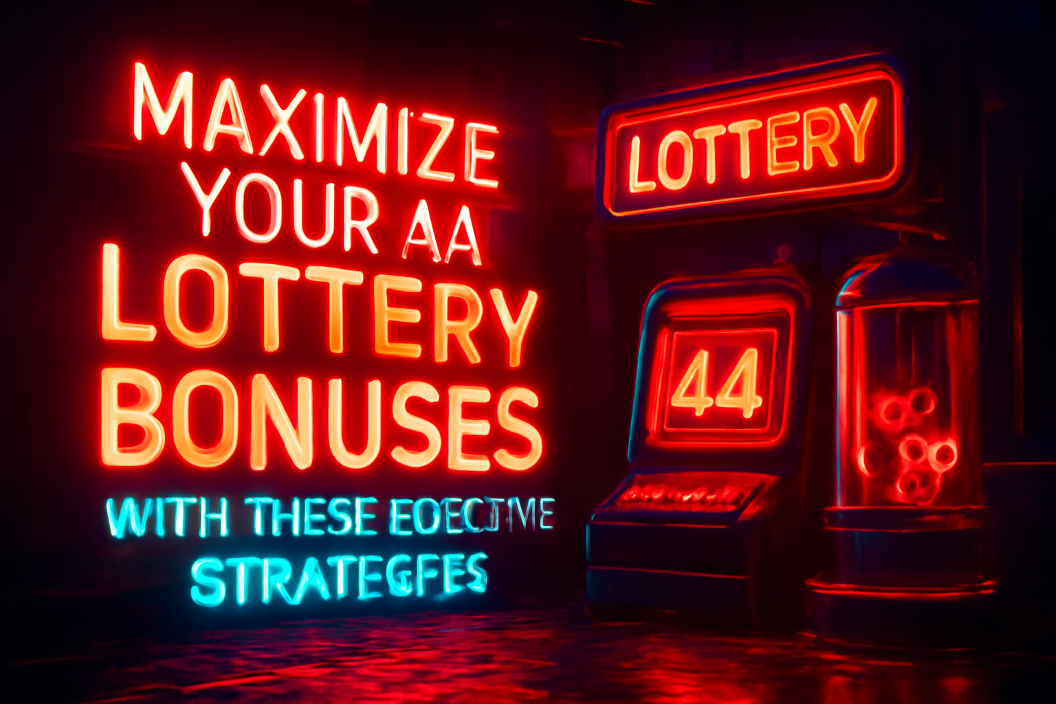 Informational graphic about 44 Lottery Updates.