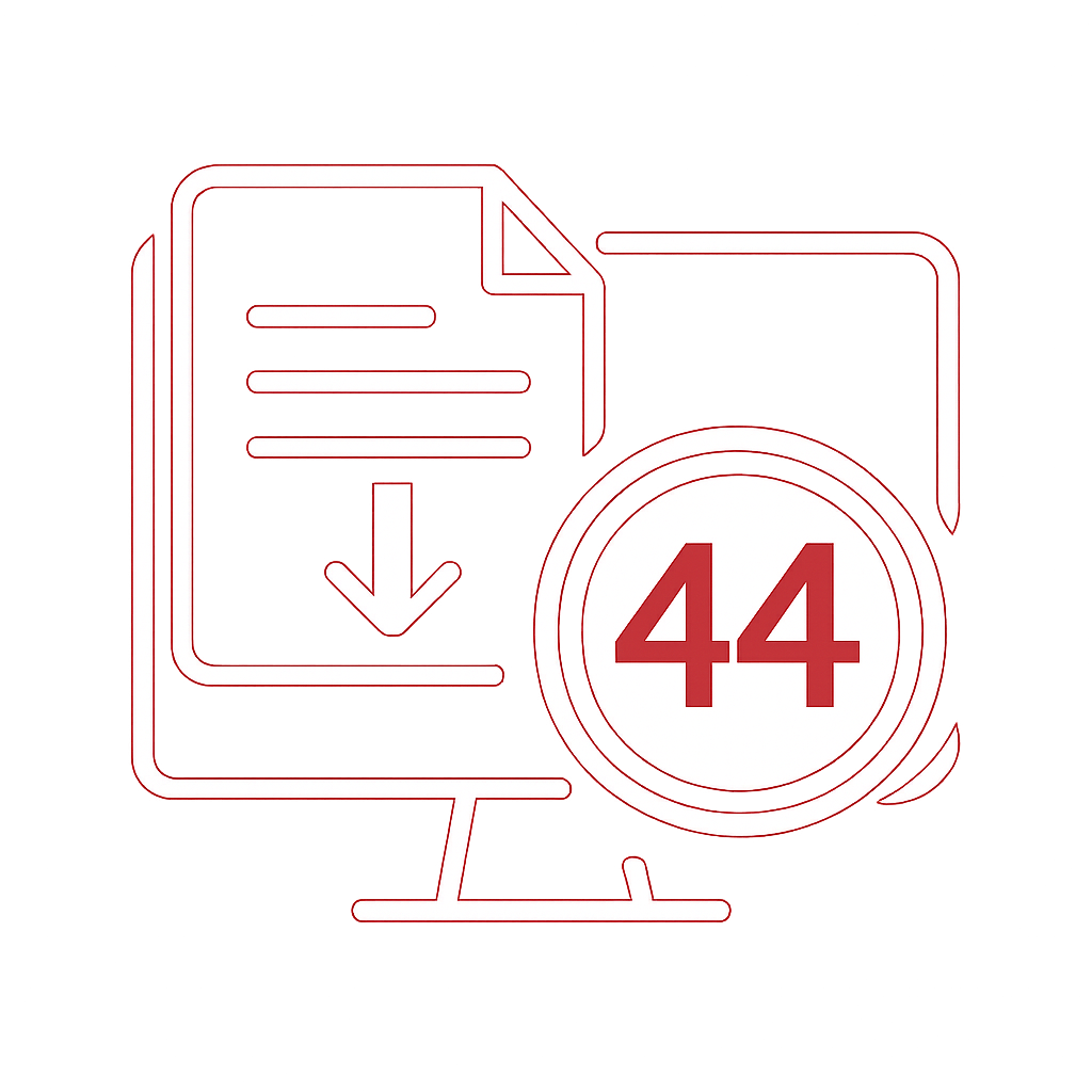 Illustration detailing 44 Lottery Updates.