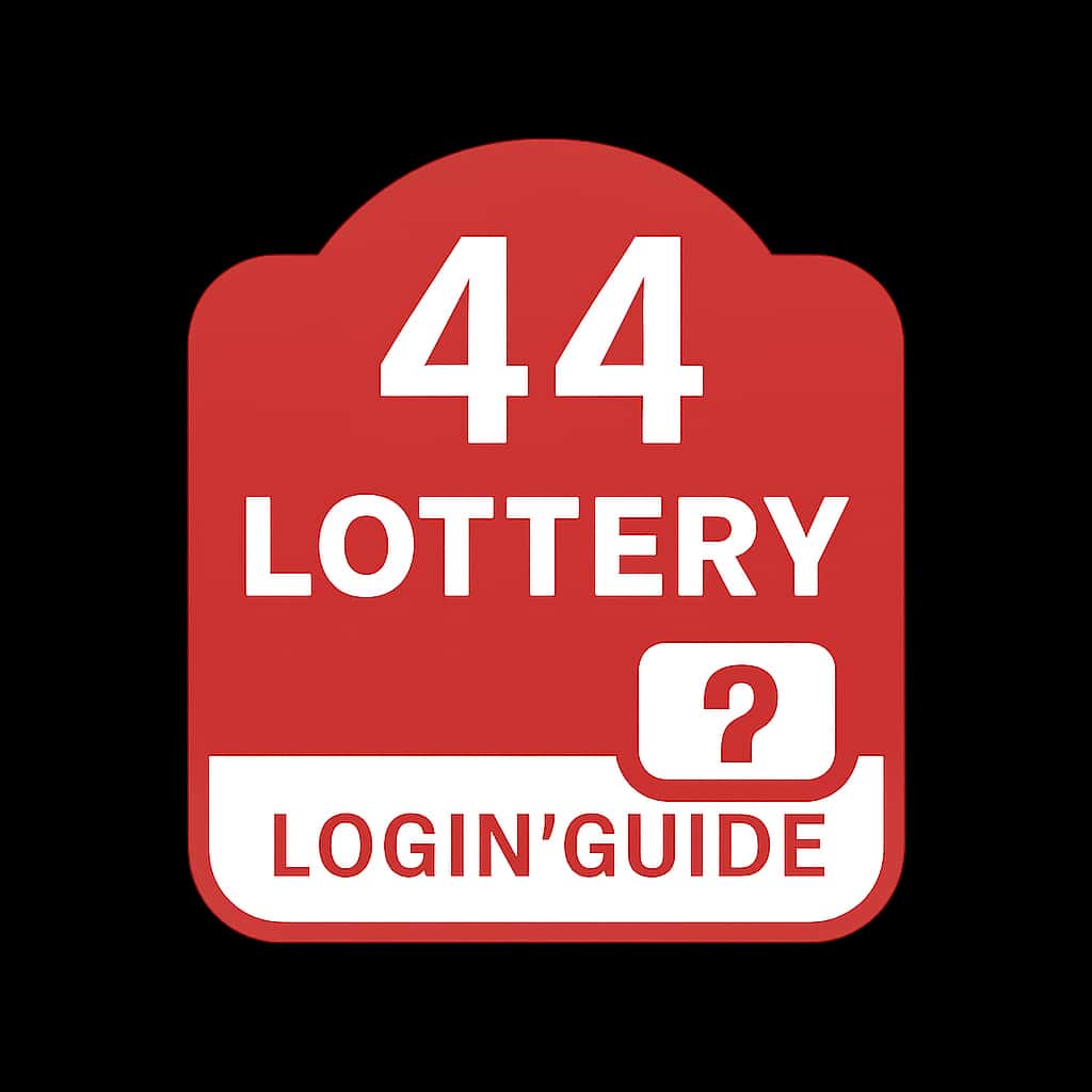 Icon representing 44 Lottery Login Guide.