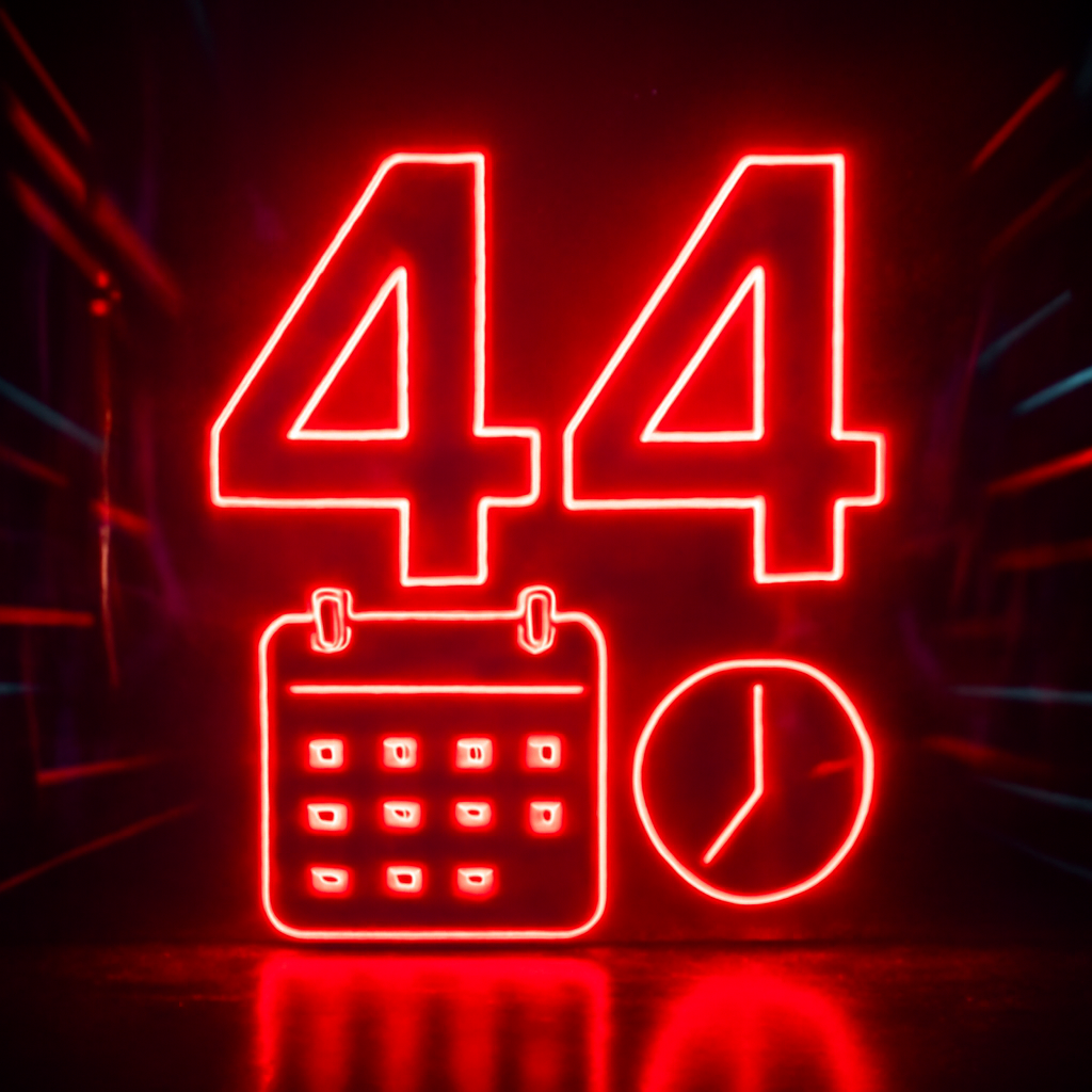 An icon highlighting the 44 Lottery update process.