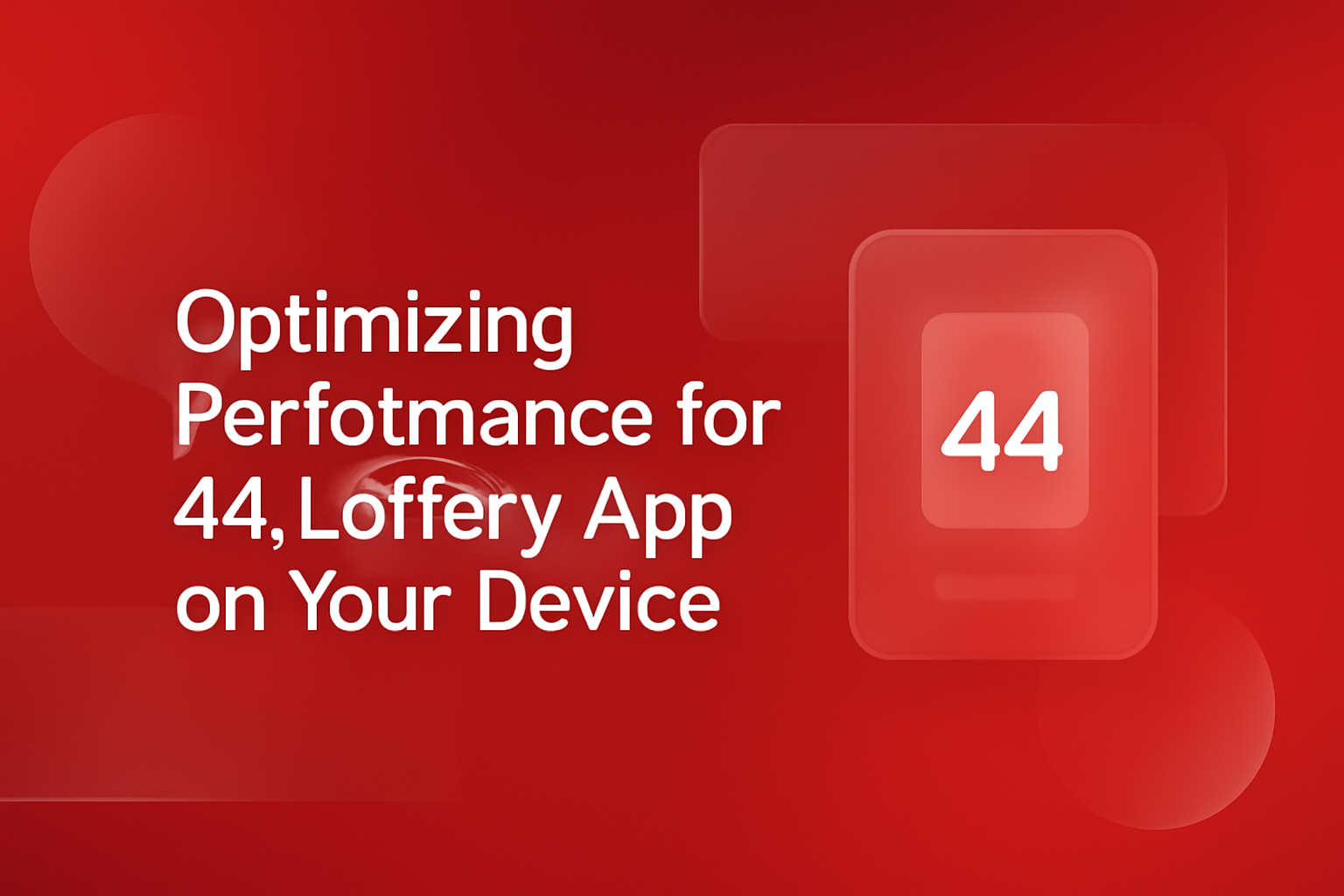 Hero image depicting the installation process for the 44 Lottery app.