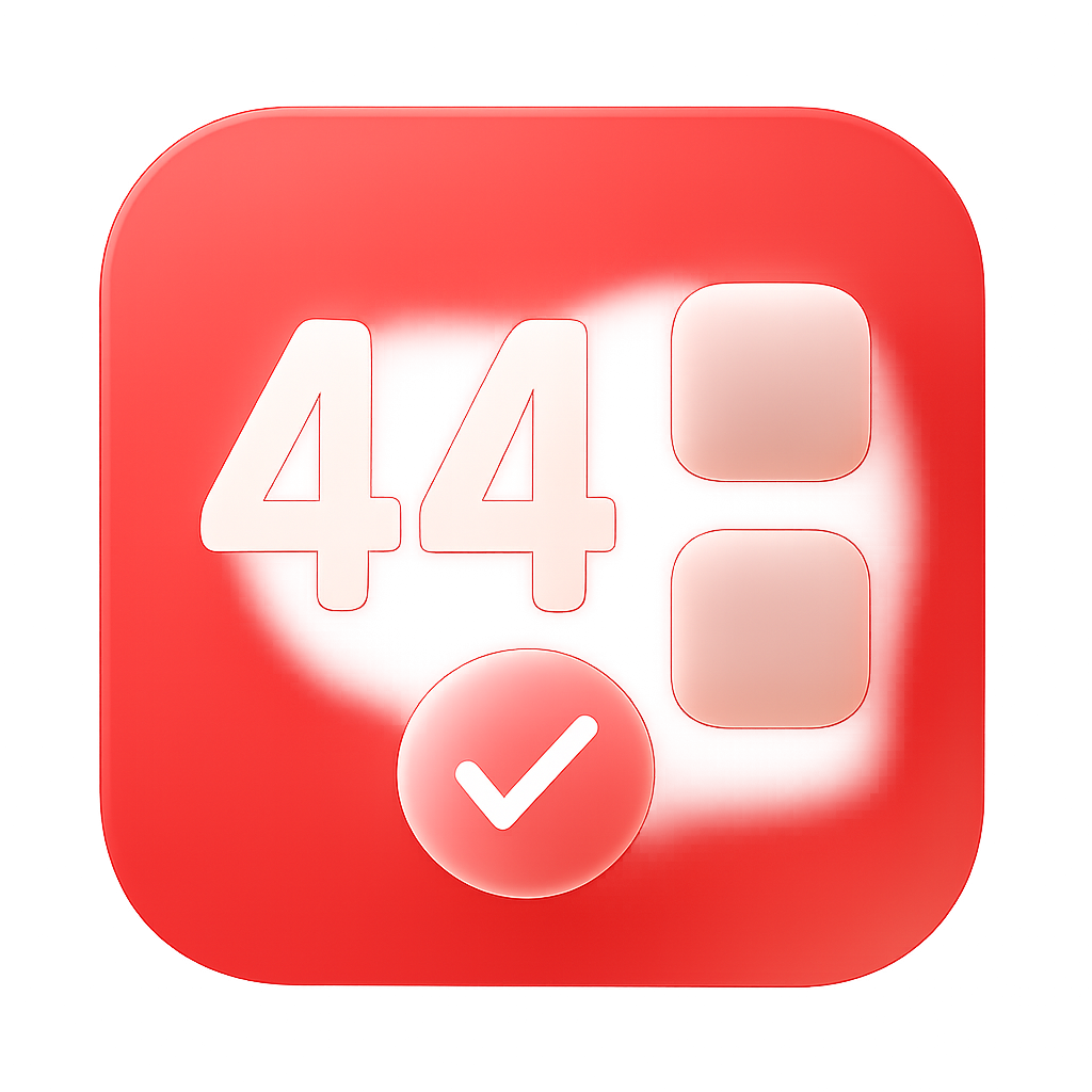 An icon symbolizing 44 Lottery Compatibility Issues, featuring the text '44 Lottery'.