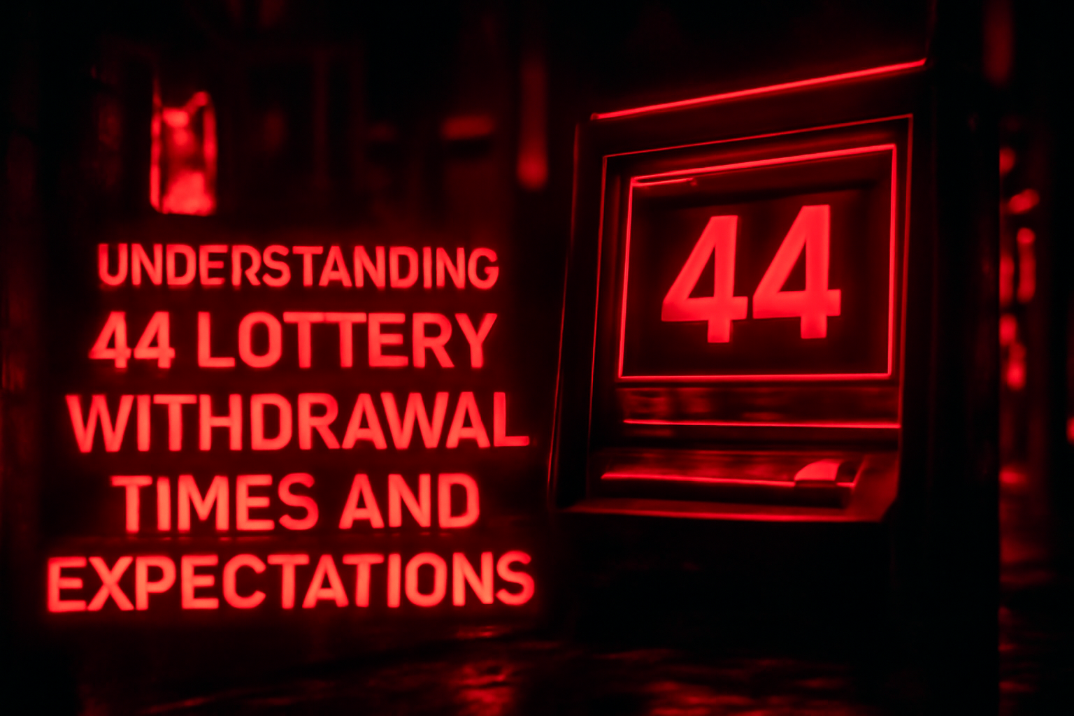 Informational image about 44 Lottery Login Guide with clear text.