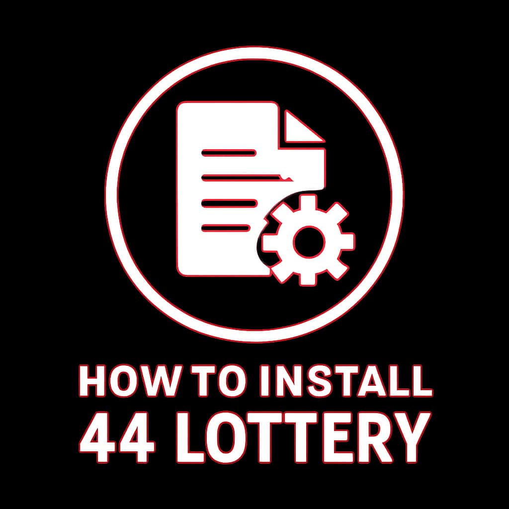 An icon representing the 44 Lottery installation guide.