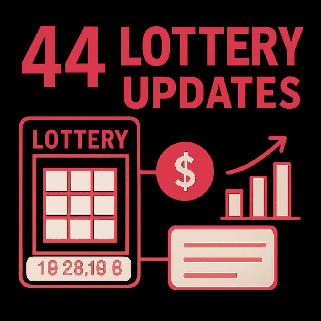 Illustration detailing 44 Lottery Updates.