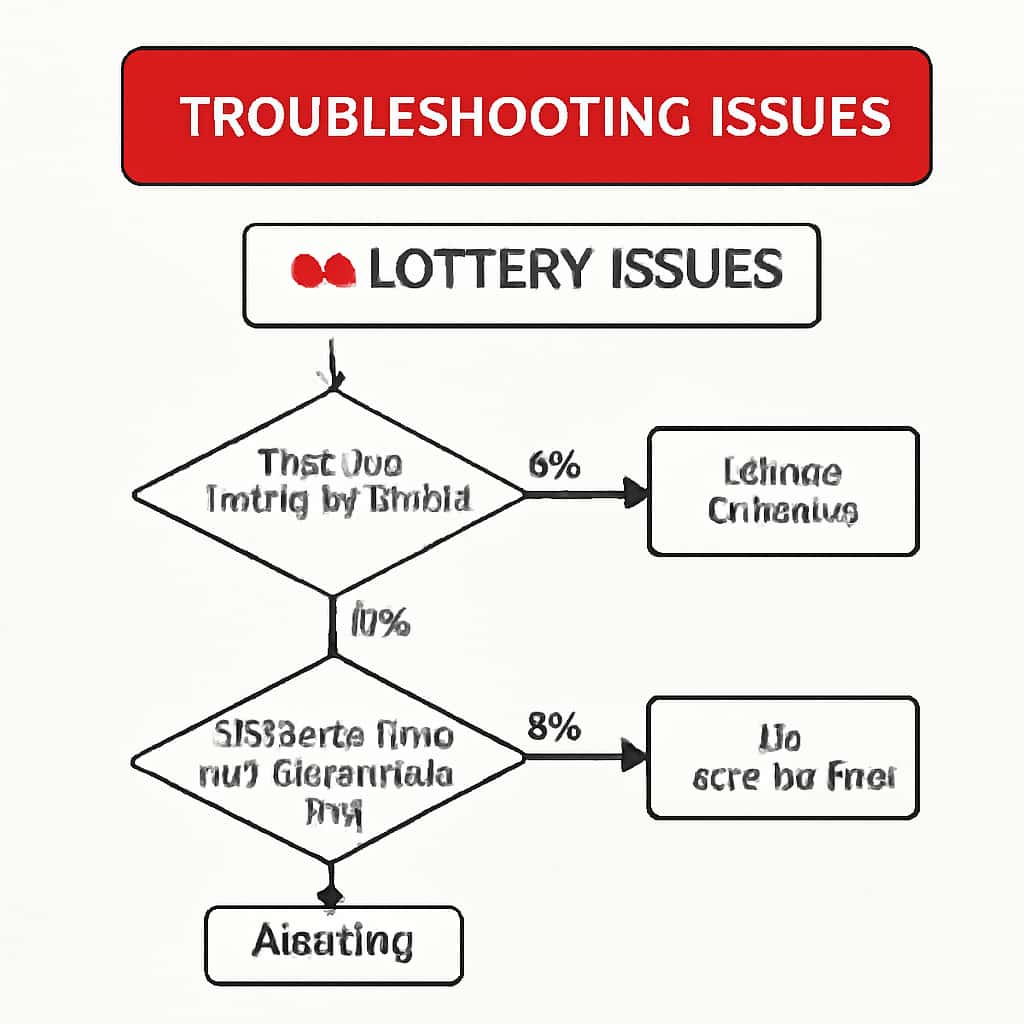 Illustration for troubleshooting 44 Lottery app issues